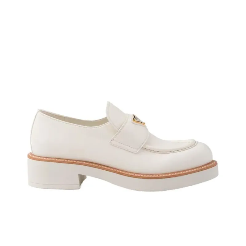PRADA Loafers 3cm Women's White-1