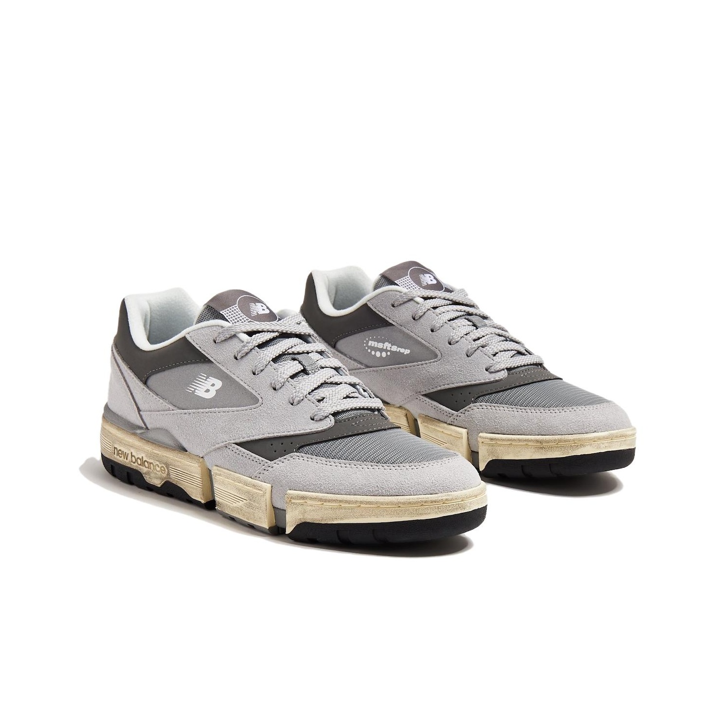 ★人気【New Balance x Jaden Smith】MSFTSREP 0.01 GREY★22-32 New Balance X MSFTSrep 0.01 Suede Sneakers Standard (D) US M