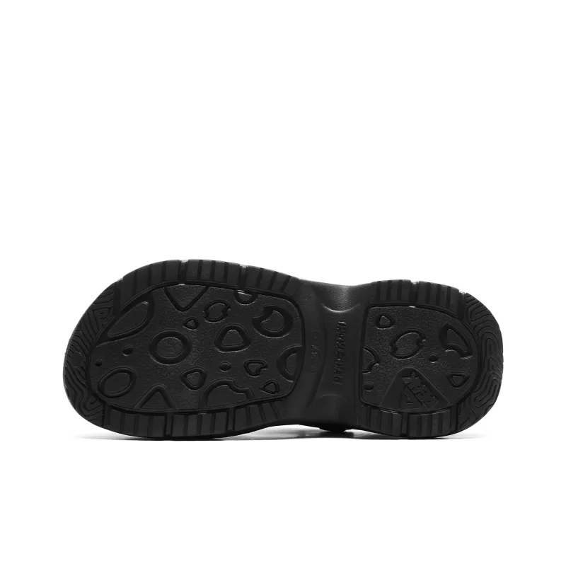 PEAK Taichi Height Increasing Shoes Clogs Women's All Black-5