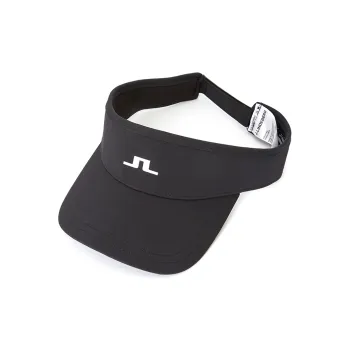 J.Lindeberg Polyester, Elastane Sun Protection Hats Men's Black