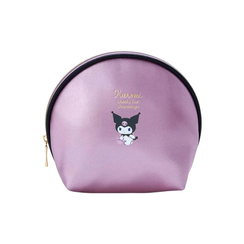Sanrio Synthetic Leather Dome Bag Clutches Makeup Bags Women's Purple-0