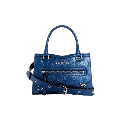 GUESS Artificial Leather Portable Crossbody Bag Shoulder Bag Regular Women's Marine Blue