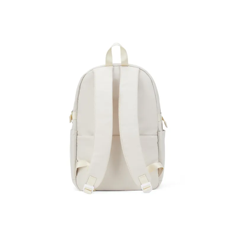 QING QI ZHE Fabric Backpack Laptop Bag Backpack Regular Unisex Black/Ecru/Blue/Purple/Gray/Green-2