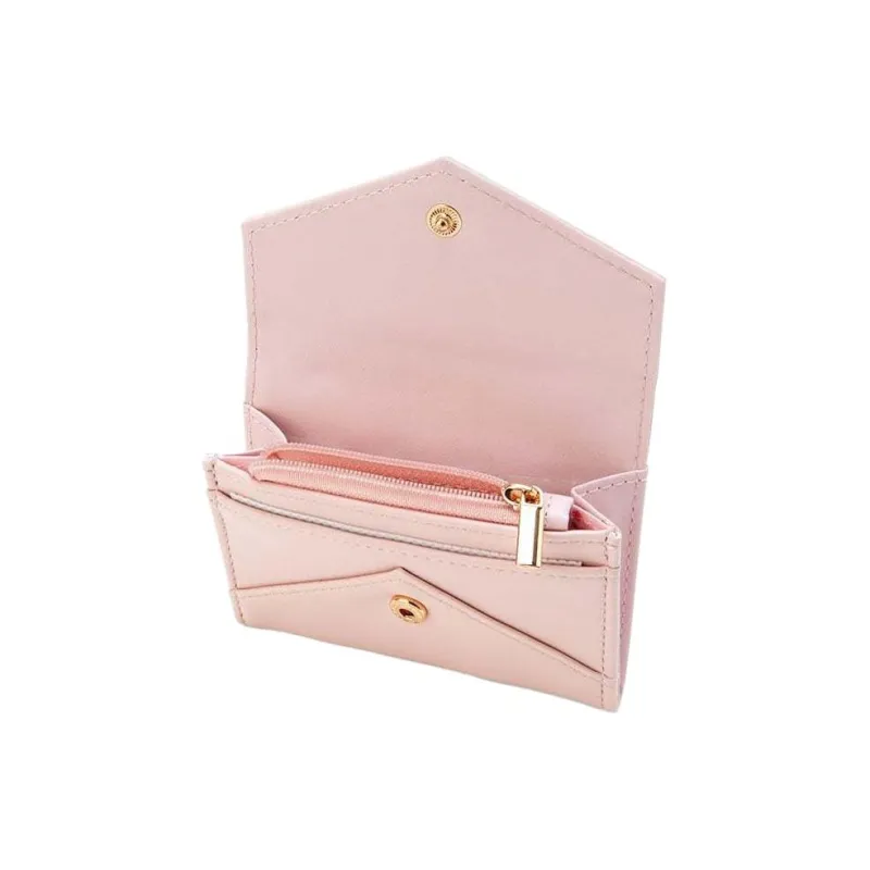 Sanrio Leather Card Holder Wallet Women's Pink-2