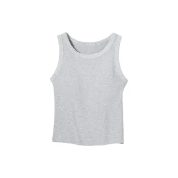 UNIQLO Tank Tops Women's Light Gray