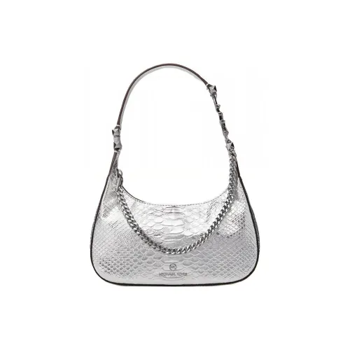MICHAEL KORS MICHAEL KORS Luggage Collection Sheepskin Shoulder Bag Small Size Women's Silver