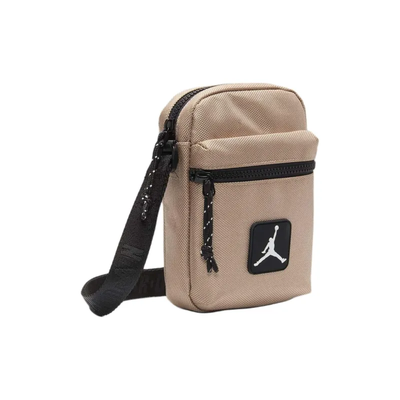 Jordan Polyester Shoulder Bag Crossbody Bag Regular Unisex Dark Brown-1