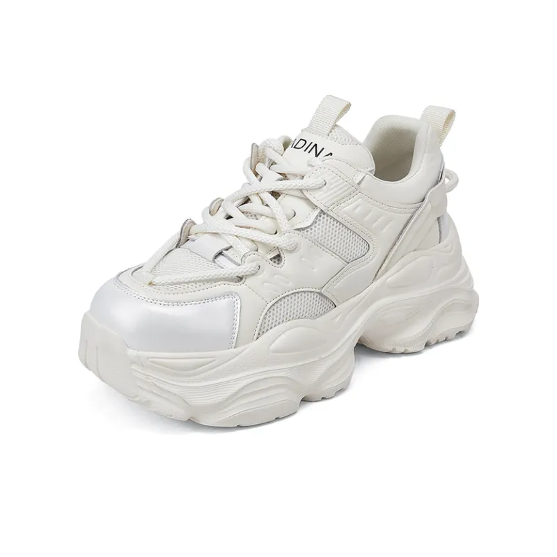 KADINA Anti-Slip Wear-Resistant Low-Top Chunky Sneakers Women's-1