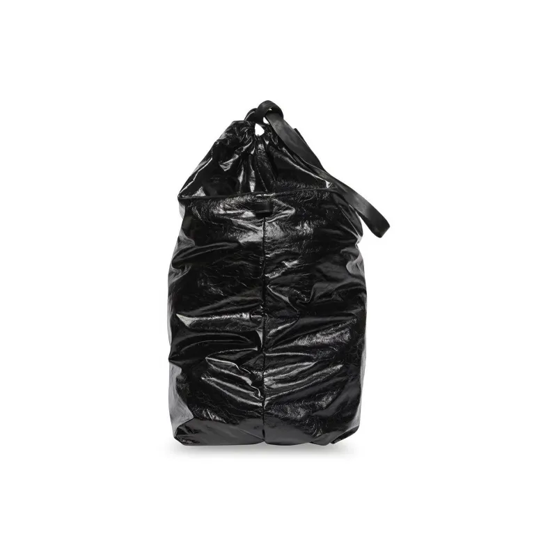 Balenciaga Trash Bag Large Pouch Black-3