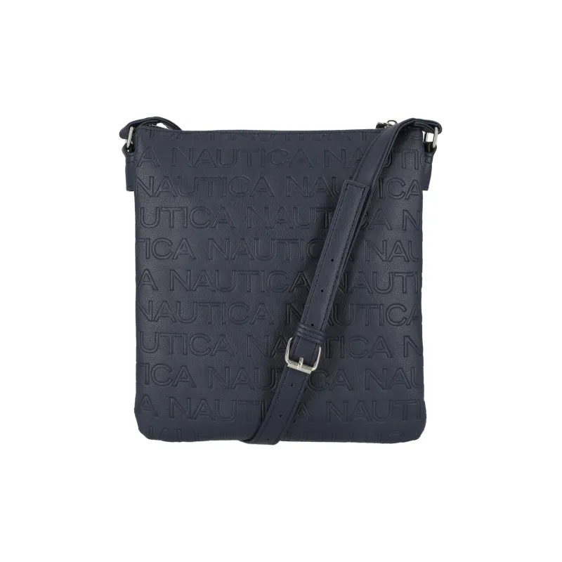 NAUTICA Polyvinyl Chloride Shoulder Bag Crossbody Bag Women's Work Shirt Blue-3