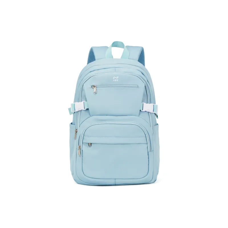 QING QI ZHE Fabric Backpack Laptop Bag Backpack Regular Unisex Black/Ecru/Blue/Purple/Gray/Green-31