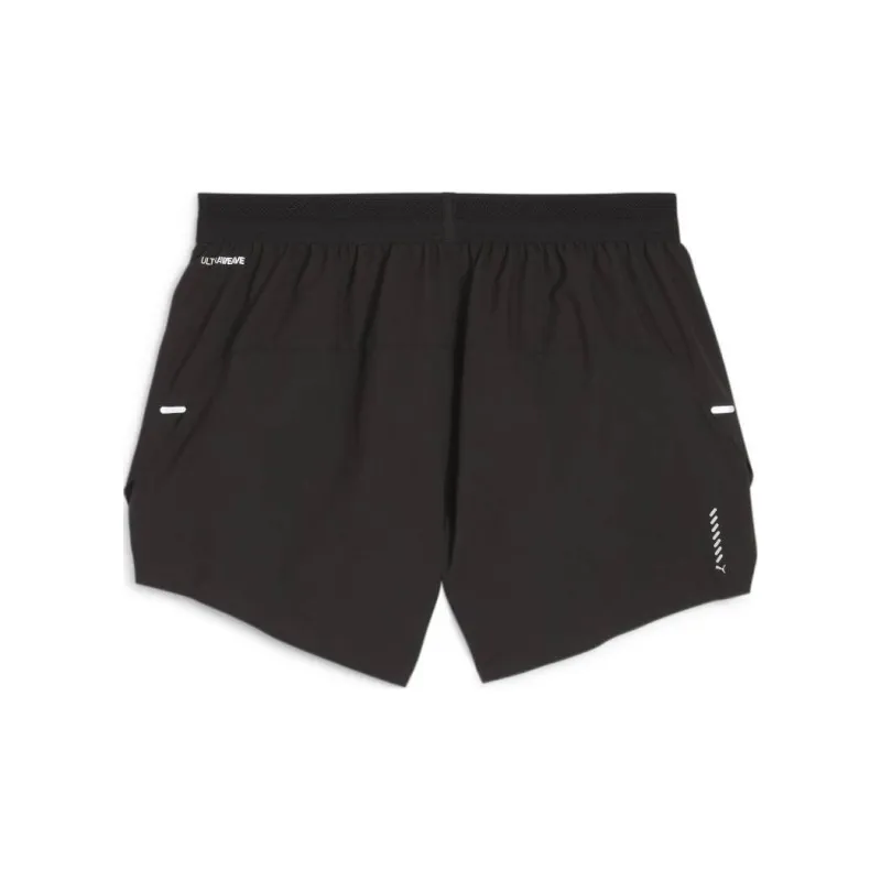 PUMA RUN ULTRAWEAVE VELOCITY 3' SPLIT SHORT Sports Shorts Men's Black-1