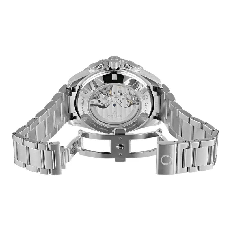 OMEGA AQUA TERRA 150 Meters Automatic Mechanical Movement Men's Watches Watch 44mm White Dial Stainless Steel Watchband-2