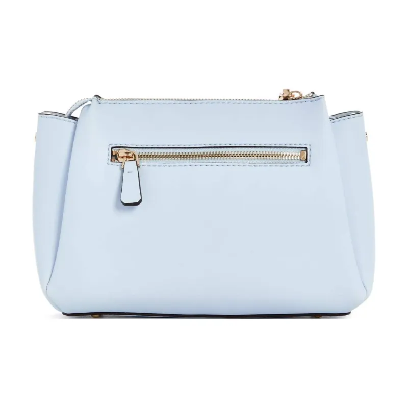 GUESS Artificial Leather Shoulder Bag Crossbody Bag Small Size Light Blue-2