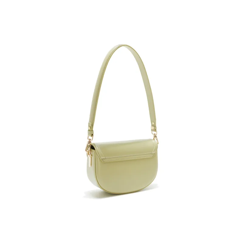 GXFMOD Cow Leather Saddle Bag, Crossbody Bag, Shoulder Bag Women's Multicolor-3