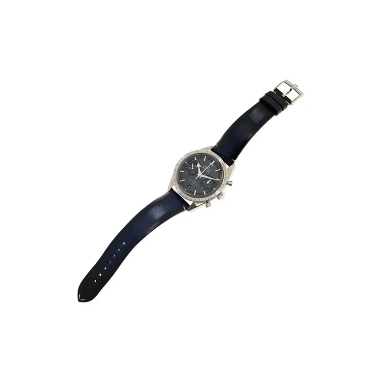 OMEGA Super Dominant Series Heritage Watch Model Manual Mechanical Movement Men's Watches Watch 40.5mm Blue Dial-2