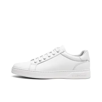 ELLE HOMME Low Top Stylish Skateboarding Shoes Men's White