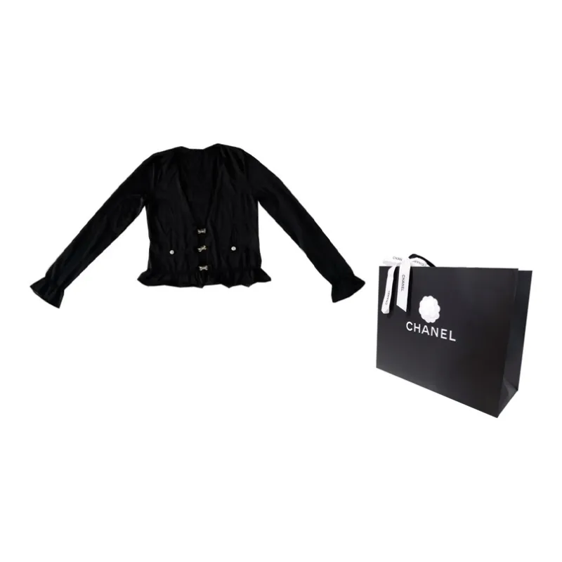 CHANEL SS23 Knitwear Women's Black-1