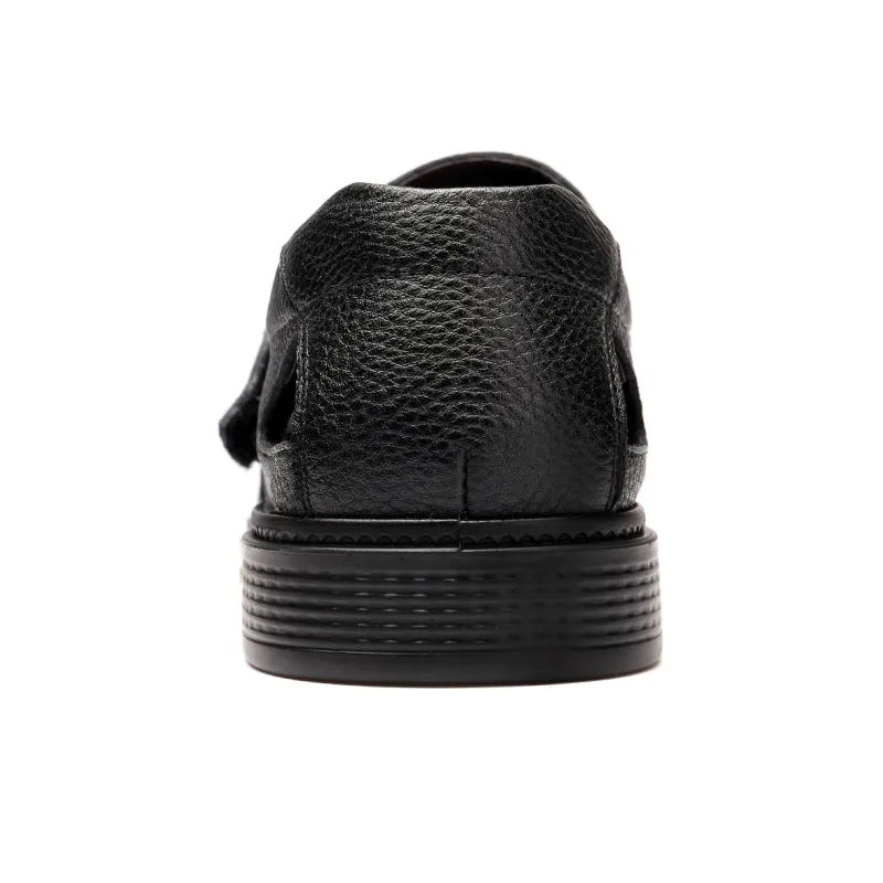 Strongman Men's Casual Shoes Men Low Top Black/Brown-2
