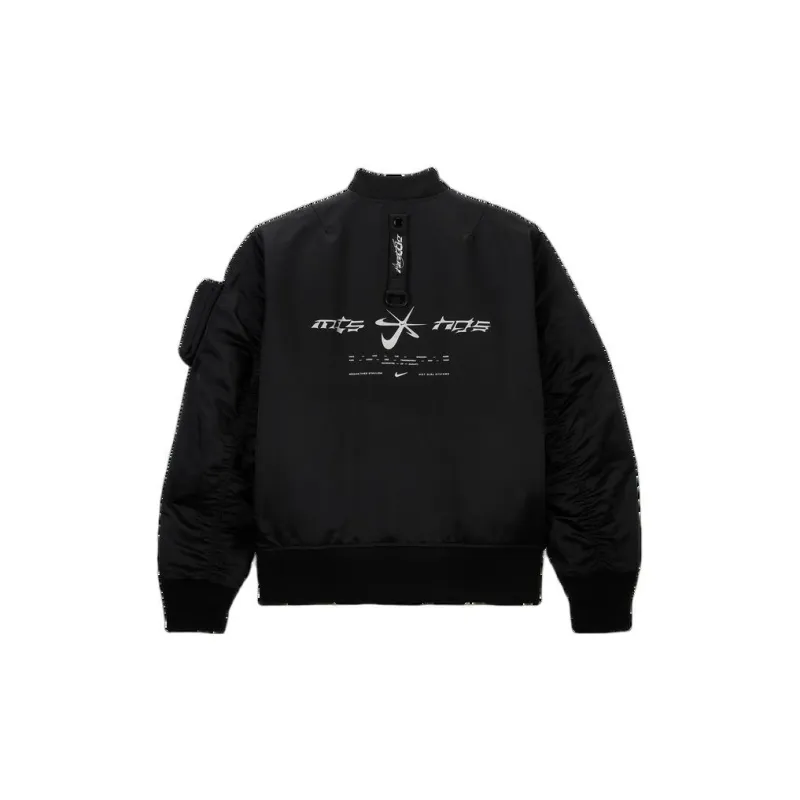 Nike X Megan Thee Stallion Bomber Jacket Black-1