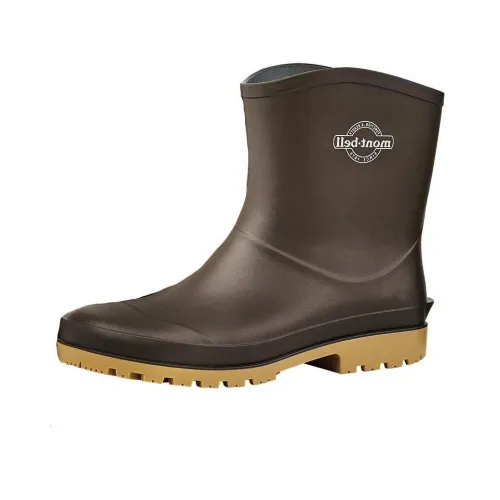 MONTBELL Rain Boots Men Dark Brown