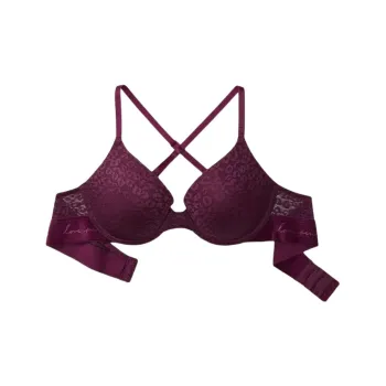 Victoria's Secret PINK 4831 Gathering Style WEAR EVERYWHERE PUSH-UP BRA Bra Women's Dark Purple