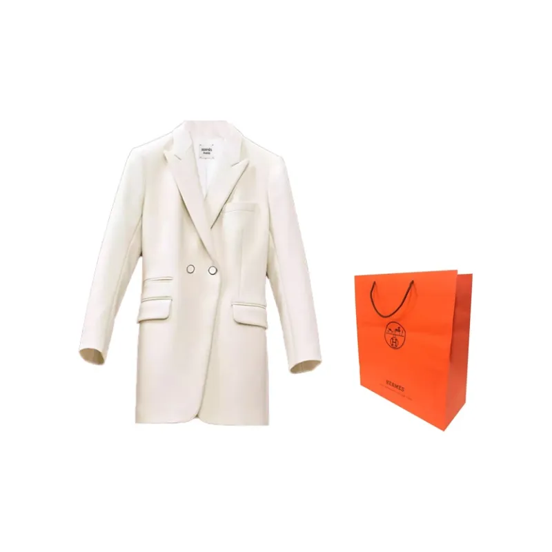 HERMES Business Suit Women's White-1