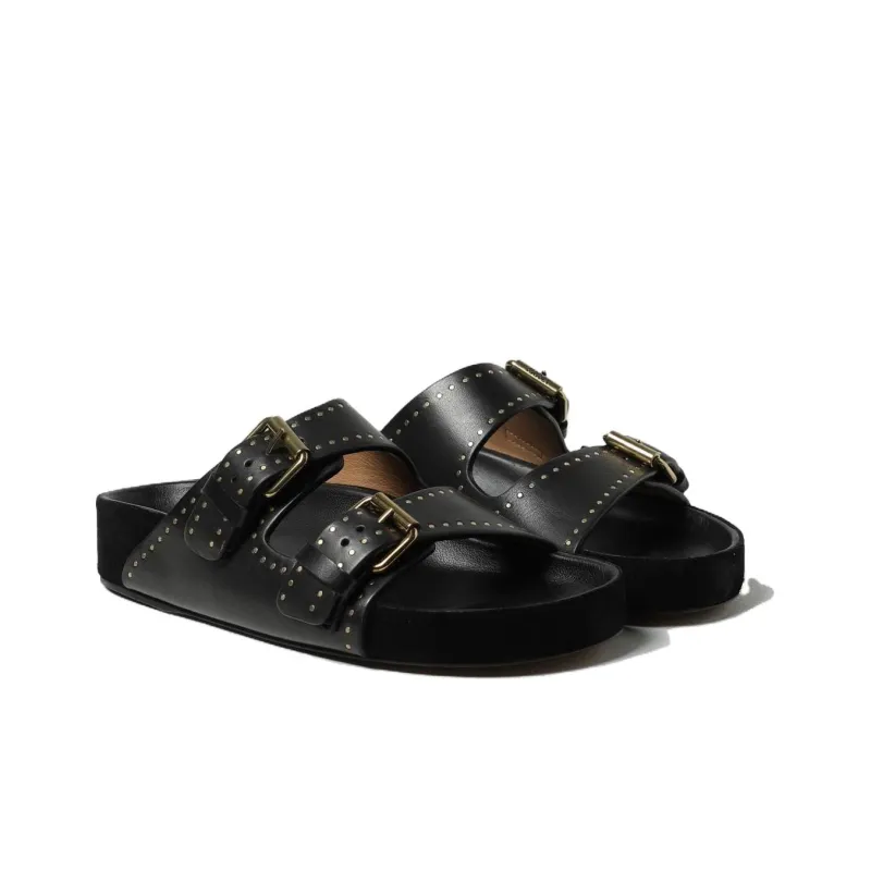 ISABEL MARANT Lennyo Studded Sandals-2