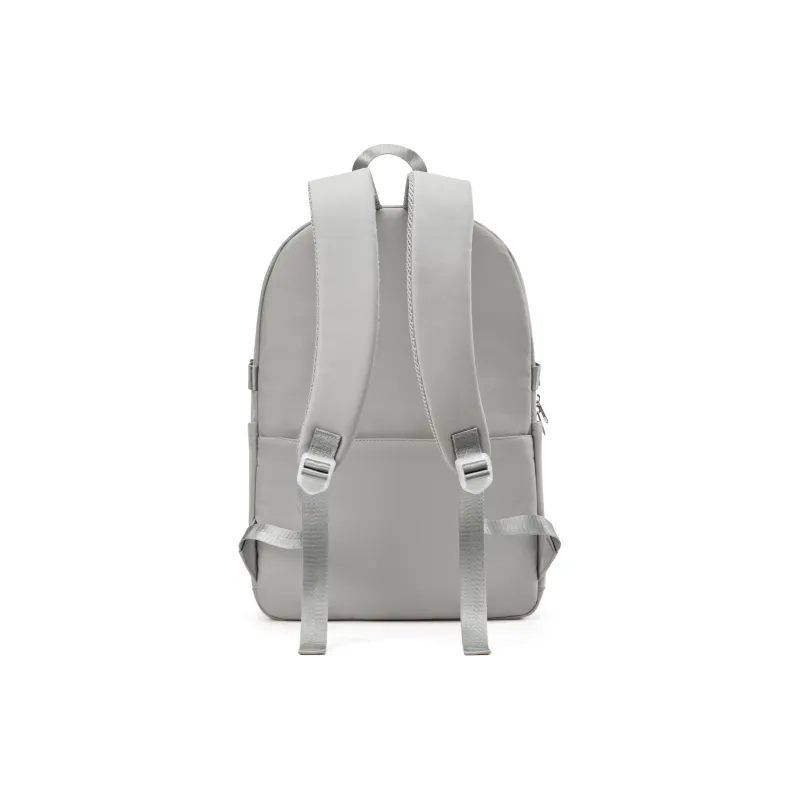 QING QI ZHE Fabric Backpack Laptop Bag Backpack Regular Unisex Black/Ecru/Blue/Purple/Gray/Green-20