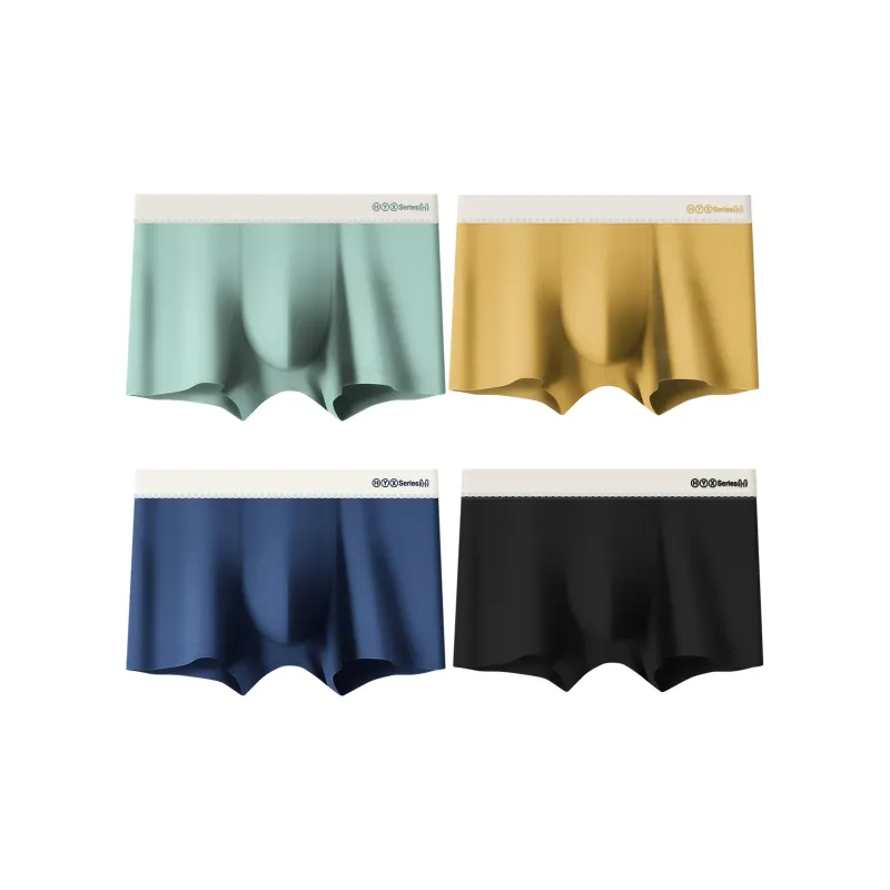 H YXIANG Underpants Men's 4 Pack-0