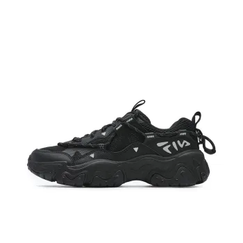 FILA FLUID 5 Anti Slip Wear Resistant Low Top Casual Shoes Women's Black