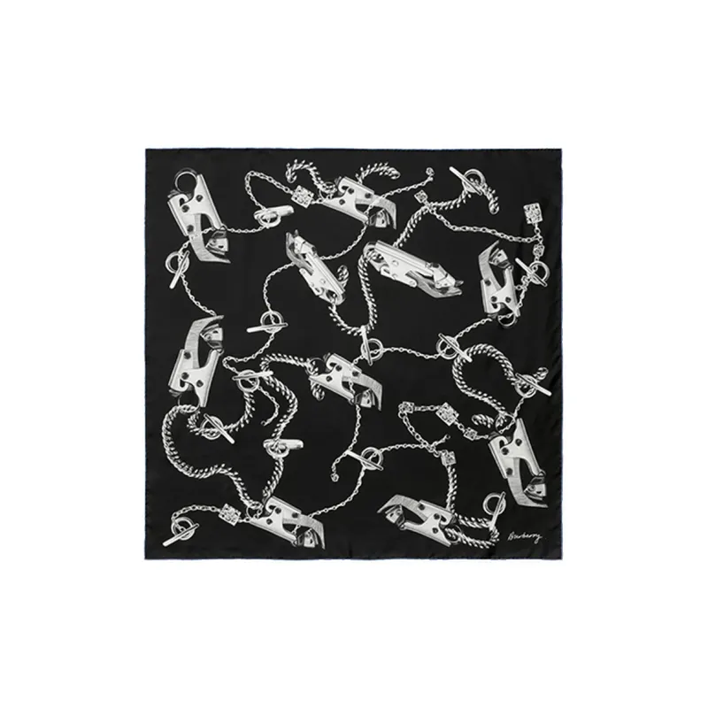 Burberry Knight Hardware print Scarf-1