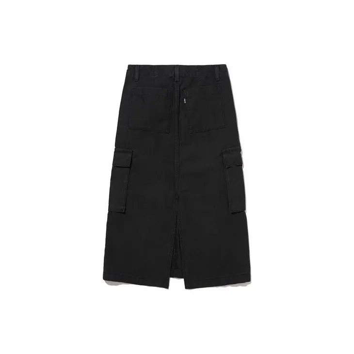 Levi’s Casual Long Skirts Women's Black-1