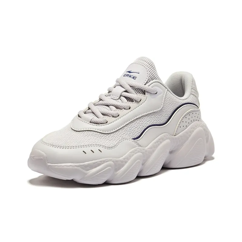 Erke Confession 3.0 Durable Breathable Low Top Casual Shoes Women's Morning Mist Purple-2