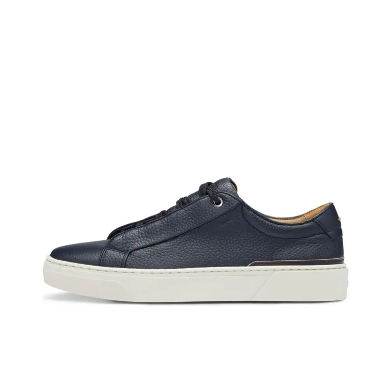 HUGO BOSS Low Top Skateboard Shoes Men's Dark Blue-0