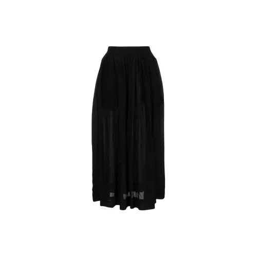 UMA WANG Casual Long Skirts Women's Black