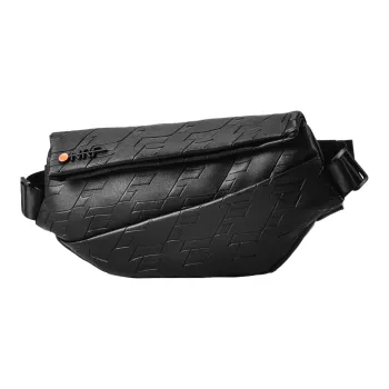 ONRF PVC Fanny Pack Tubas Unisex Cool Black