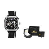 Silver Case Black Dial (Gift Box Set)