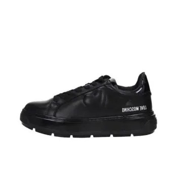LOVE MOSCHINO Low Top Skateboard Shoes Women's Black