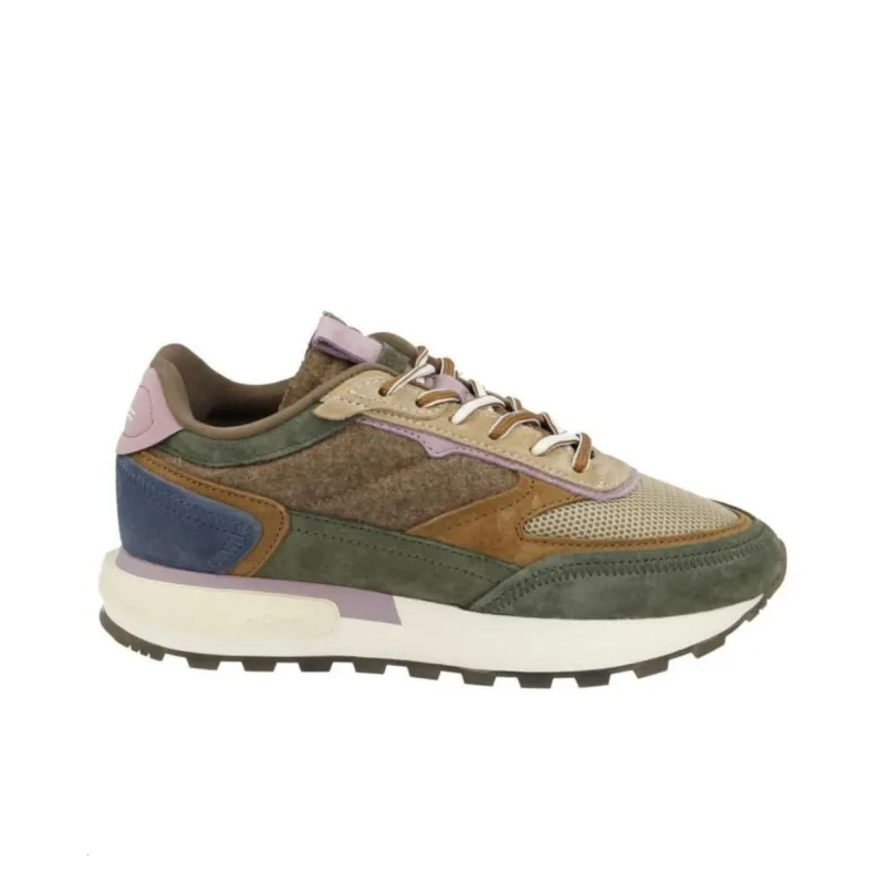 HOFF Cushioned Slip Resistant Low Top Casual Shoes Women's Green Brown Blue-1
