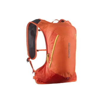 SALOMON Polyester Outdoor Mountaineering Bag, Backpack Unisex Cherry Tomato