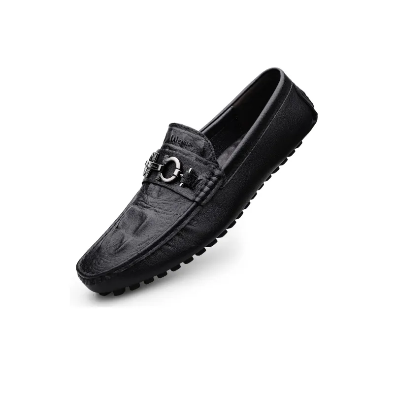 Wen Nai Beanie Shoes Men's Black-2