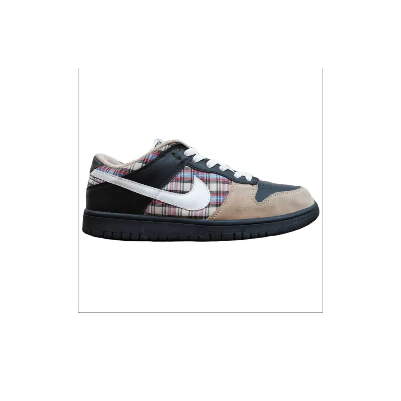 Nike Dunk Low Cl Black White Tweed Noir-1