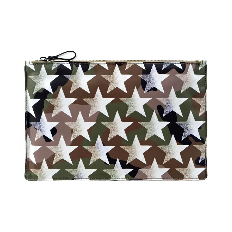 Valentino Fabric Wallets Clutches Men's Camouflage-2