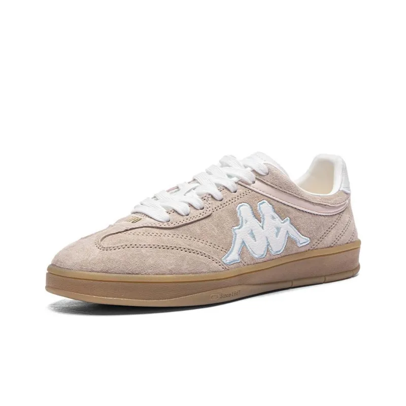 Kappa Tifo Anti Slip Wear Resistant Low Top Skateboard Shoes Women's White Pink-2