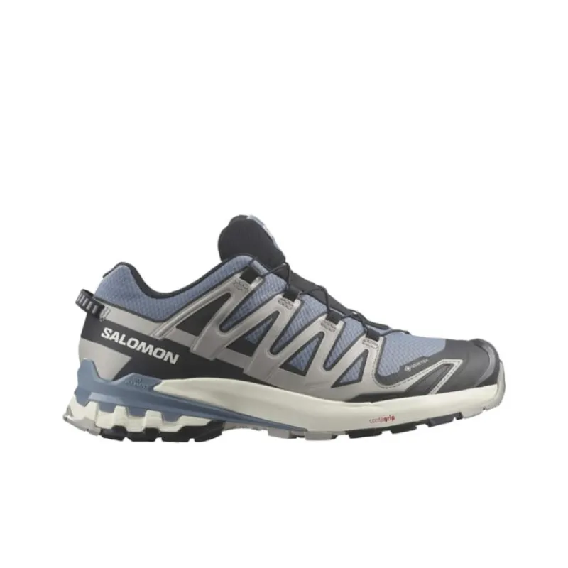 SALOMON Xa Pro 3D V9 Gore Tex Flint Stone Black Ghost Grey-1