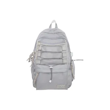 Travel Nylon Backpack Regular Unisex Black/Brick Red/Purple/Gray