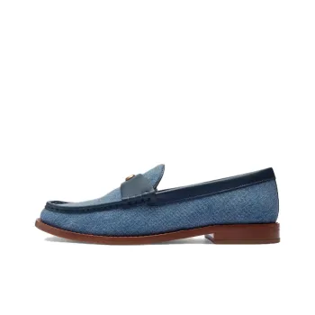 COACH Jolene Leather-trim Loafers