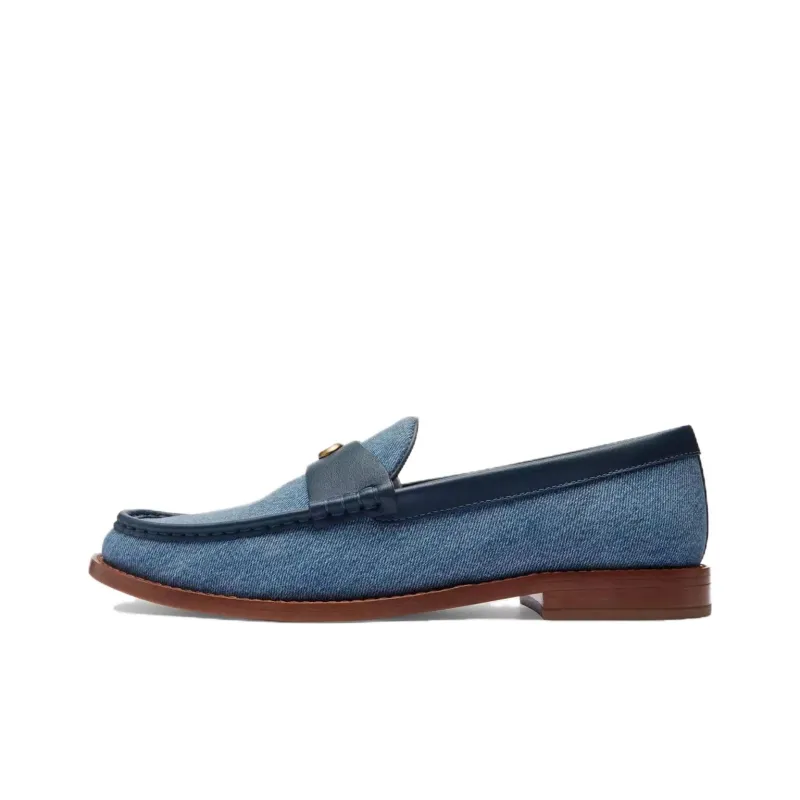 COACH Jolene Leather-trim Loafers-0