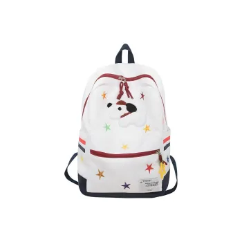 HAWA Nylon Backpack Large Size Unisex White